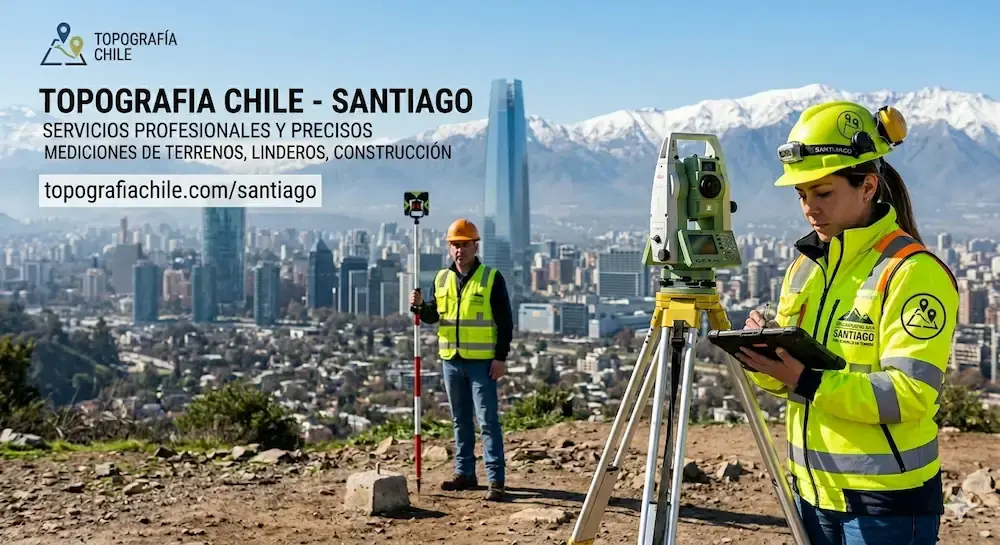Levantamiento de topografia en santiago y region metropolitanaa